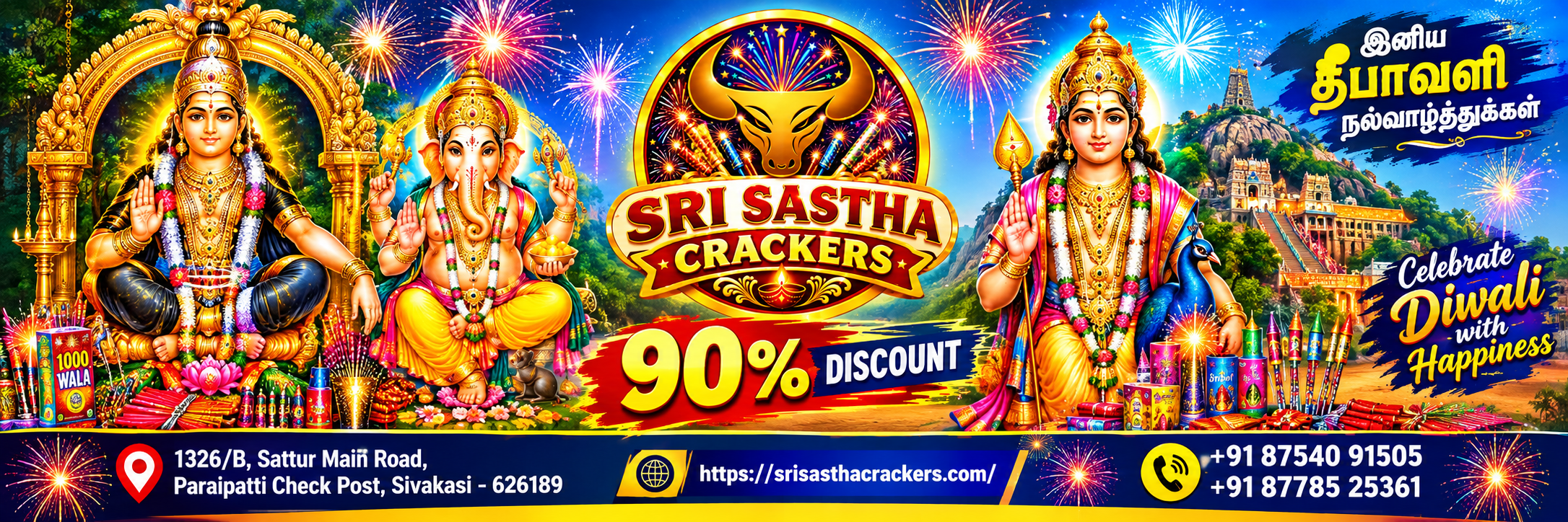 Welcome to Sri Sastha Crackers
  